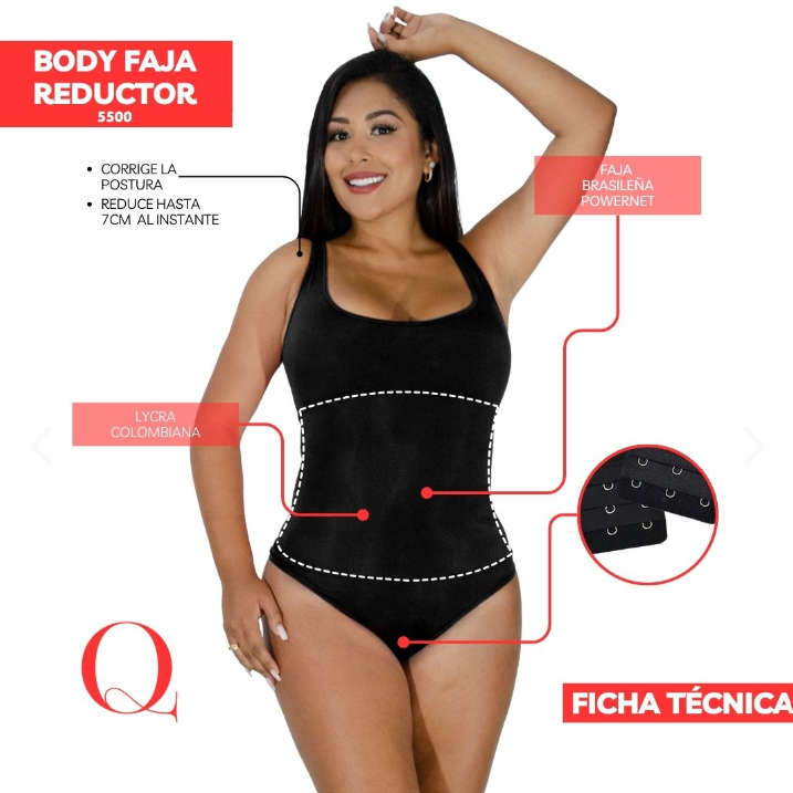FIGURA PERFECTA 5500 – Body Faja Moldeadora Invisible